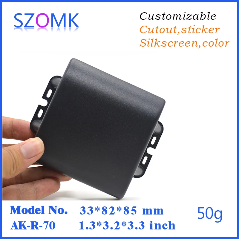 

1 piece abs plastic distribution junction box small plastic electronics enclosures boxes 33*82*85 mm