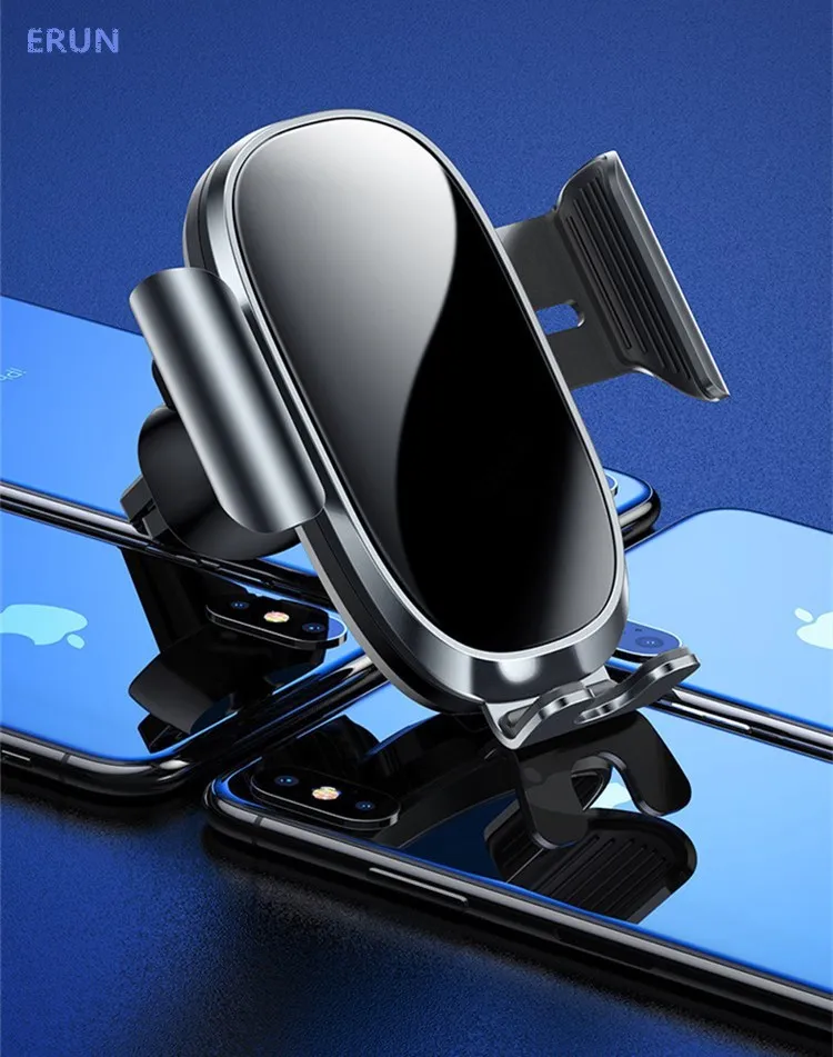 

Intelligent induction mobile phone holder mobile phone navigation bracket for automobile air outlet