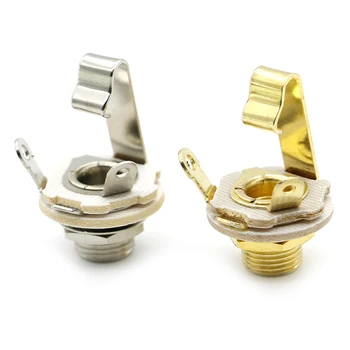 

Electric Guitar Bass Audio Part 6.35mm Mono Input Jack Socket Good Quality