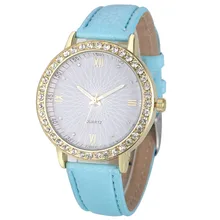 relogio masculino erkek kol saati reloj mujer Leather-based Quartz Wrist Watch Watches 2016 Important sep26 Important