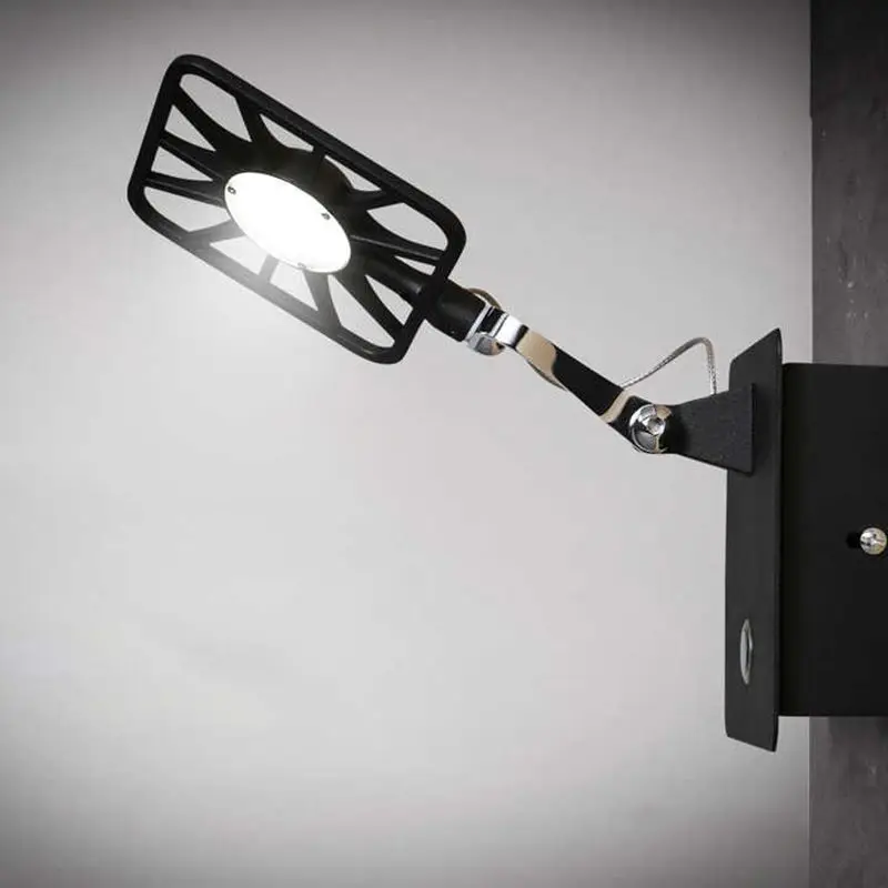 

Contracted contemporary Lighting creative personality study bedroom sitting room toilet LED wrought iron wall lamp