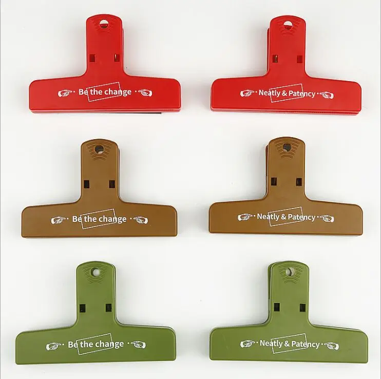 Vintage Plastic Binder Clips with magnet Notes Letter Paper Clip Learning tool DIY Office Supplies Holder x034 | Канцтовары для