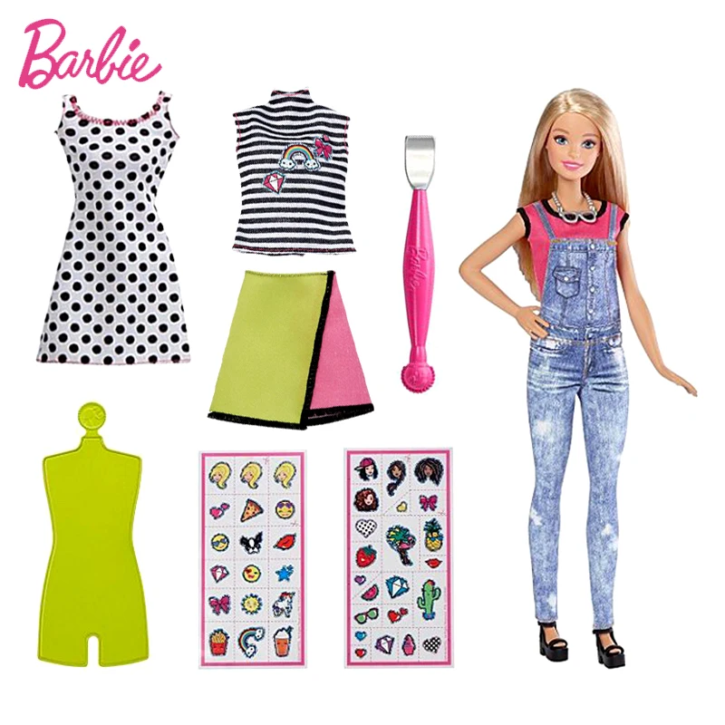 barbie emoji style doll