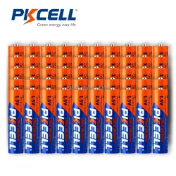 100 шт. PKCELL 1.5 В LR03 AAA щелочные Батарея один Применение Батарея для камеры, калькулятор, будильник, mo Применение, пульт дистанционного