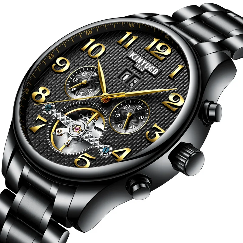 

Men Watch Mechanical Automatic Role Date Moon Phase Fashione Male Reloj Hombre Relogio Masculino parnis zegarek meski montre