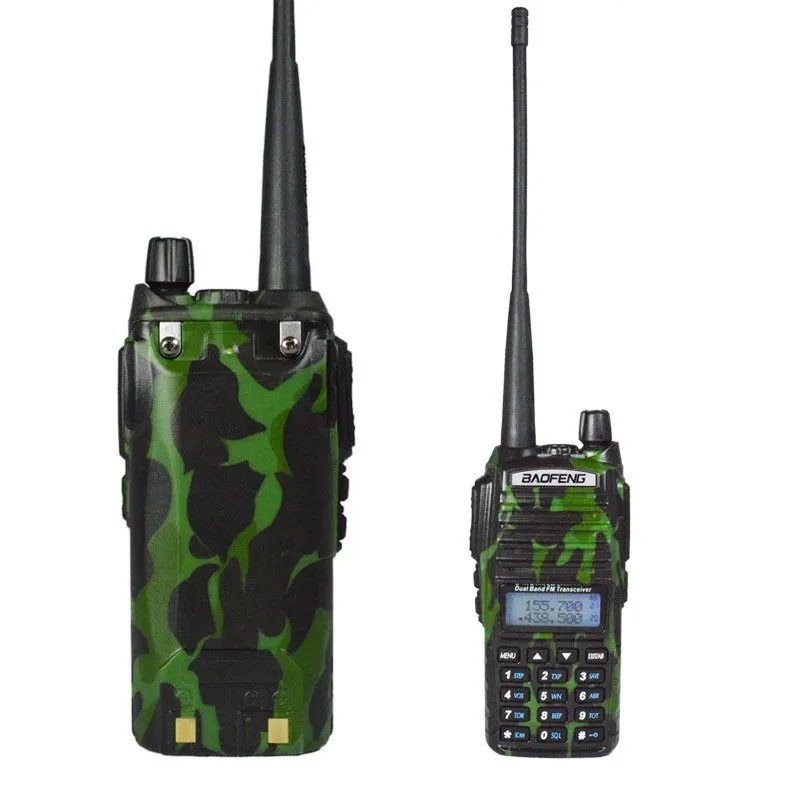 Baofeng uv82 Camo портативная рация радиостанции, УКВ трансивер UV5R плюс Бесплатная наушник