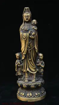 

Chinese Antique Tibetan Buddhism old copper bodhi tree Sakyamuni Buddha