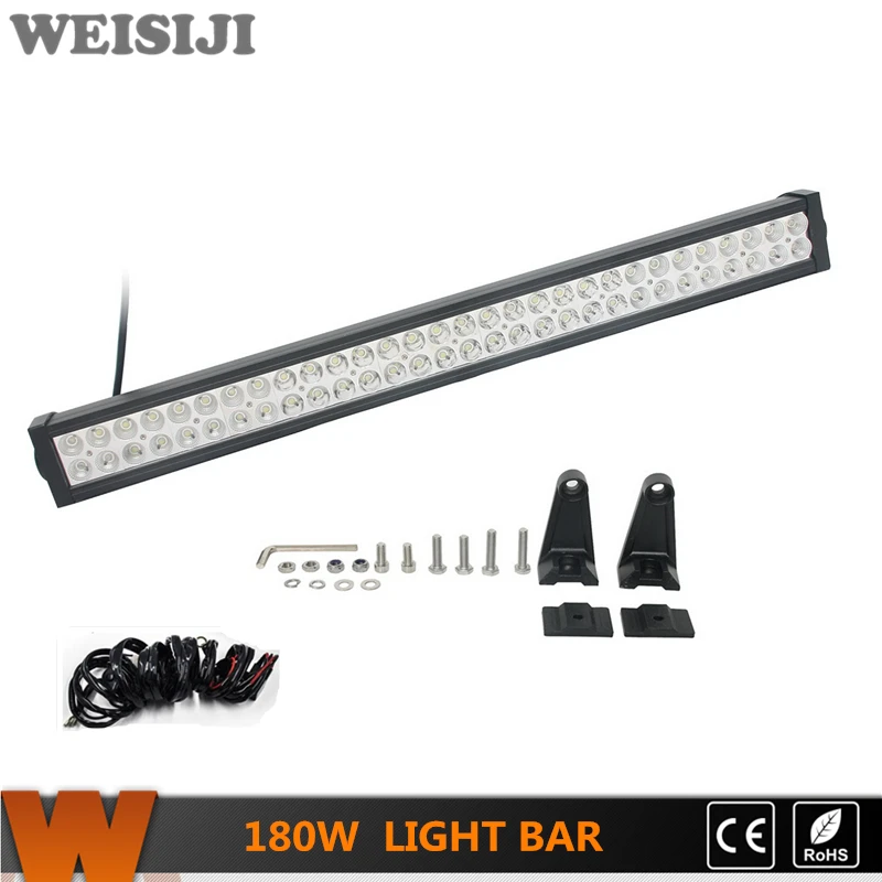 WEISIJI 180W 4*4 Off road Car LED Work Light 1Pcs 31.5'' LED Work Light