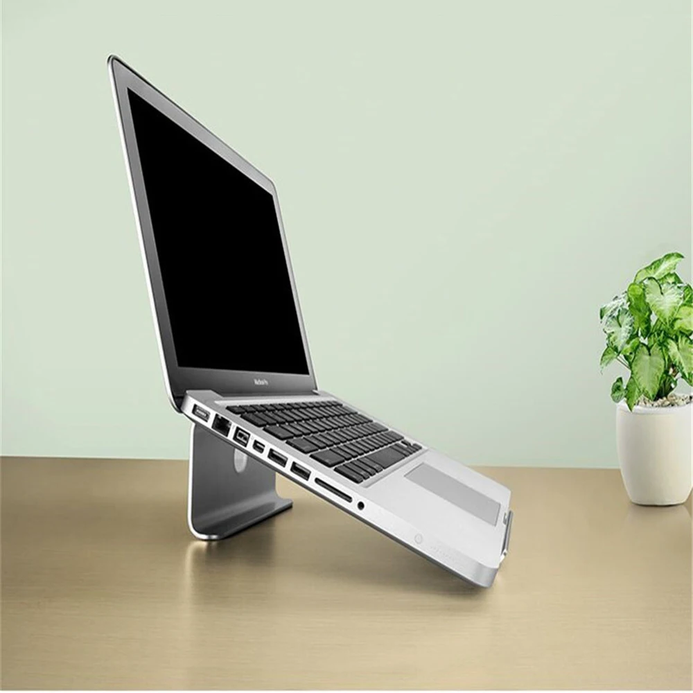 Aluminum Alloy Laptop Stand for 7 to 14 Inch Notebook Tablet Anti slip