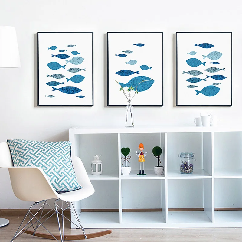 New-Fish-Canvas-Painting-Nordic-Modern-Wall-Pictures-Posters-Prints-Pop-for-Living-Room-Kitchen-Decoration (1)
