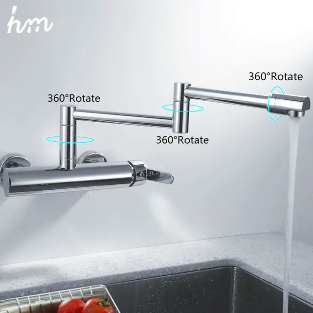 Best Price hm Kitchen Faucets Kitchen Sink Faucets Single Handle Mixer Tap Chrome Finish Pot Filler Faucet 100% Brass Folding Faucet Best Price hm Kitchen Faucets Kitchen Sink Faucets Single Handle Mixer Tap Chrome Finish Pot Filler Faucet 100% Brass Folding Faucet