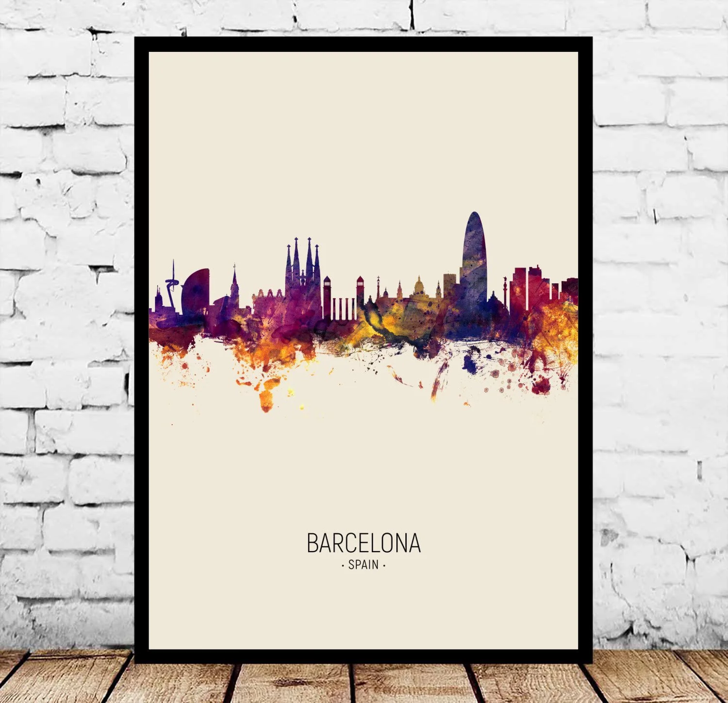 

Barcelona Gibraltar Madrid Sevilla Sevilla San Sebastian Valencia Zaragoza Spain Vintage City Poster