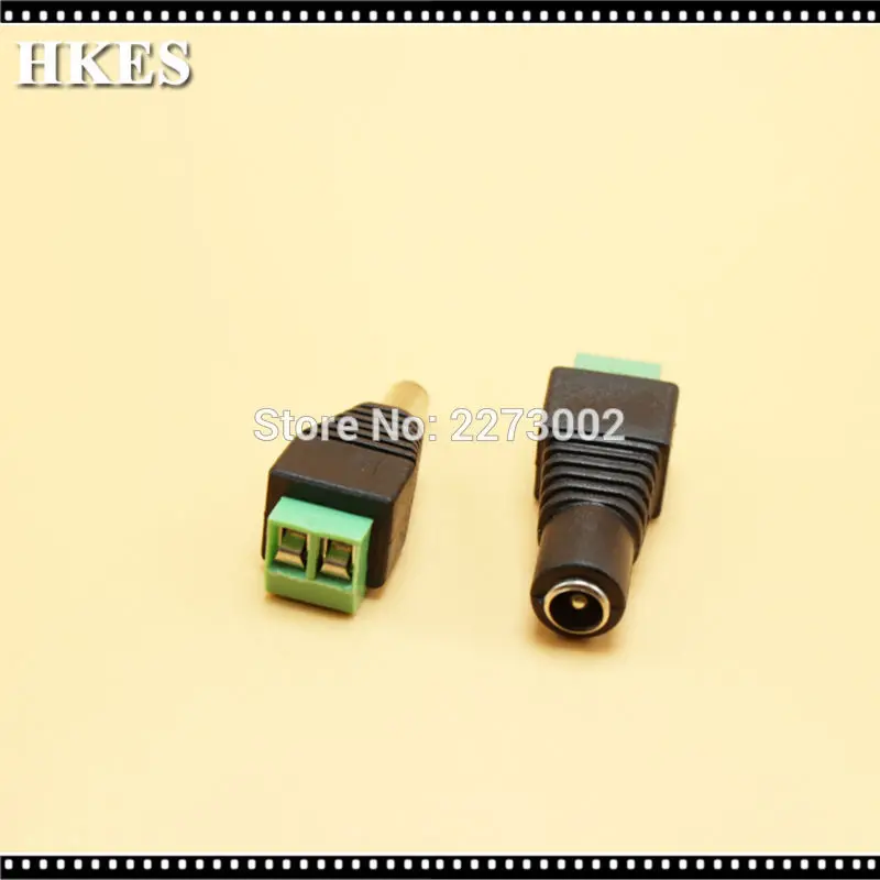 4 пары 2,1x5,5 DC power Male/2,5X5,5 Женский DC power Plug Jack адаптер Разъем для CCTV камеры светодиодный свет