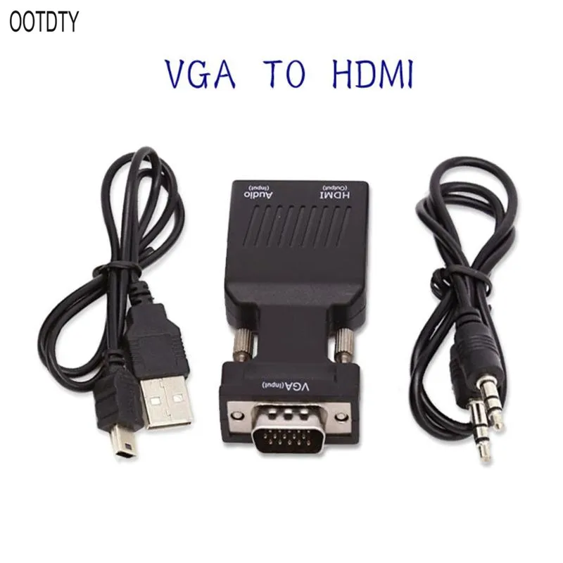 OOTDTY 1080 P HD VGA мужчина к HDMI Женский конвертер адаптер для ПК ноутбук Проектор Монитор Аксессуары