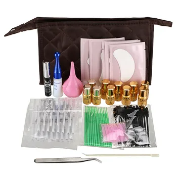 

1 set Eyelash Lashes Curling Perming Extra longer Glue Perm Perming Solution Kit & Bag