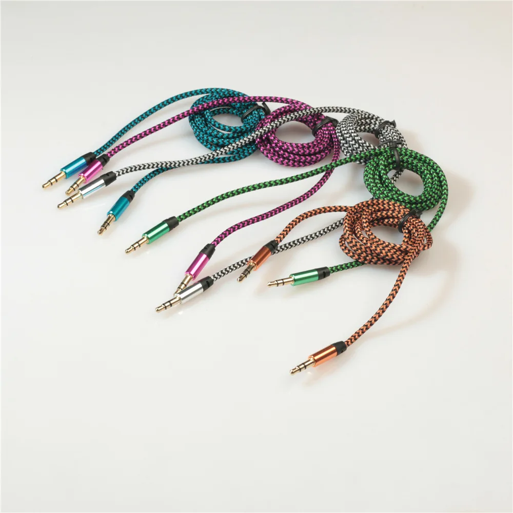 NEW 3FT Aux 3.5 mm Jack Male to Male Extension Audio Stereo Cable Cord For iPhone iPod MP3 MP4