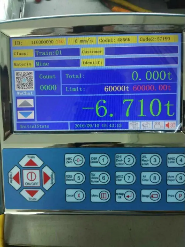 Матричный жидкокристаллический дисплей экран погрузчик Взвешивание системы весы