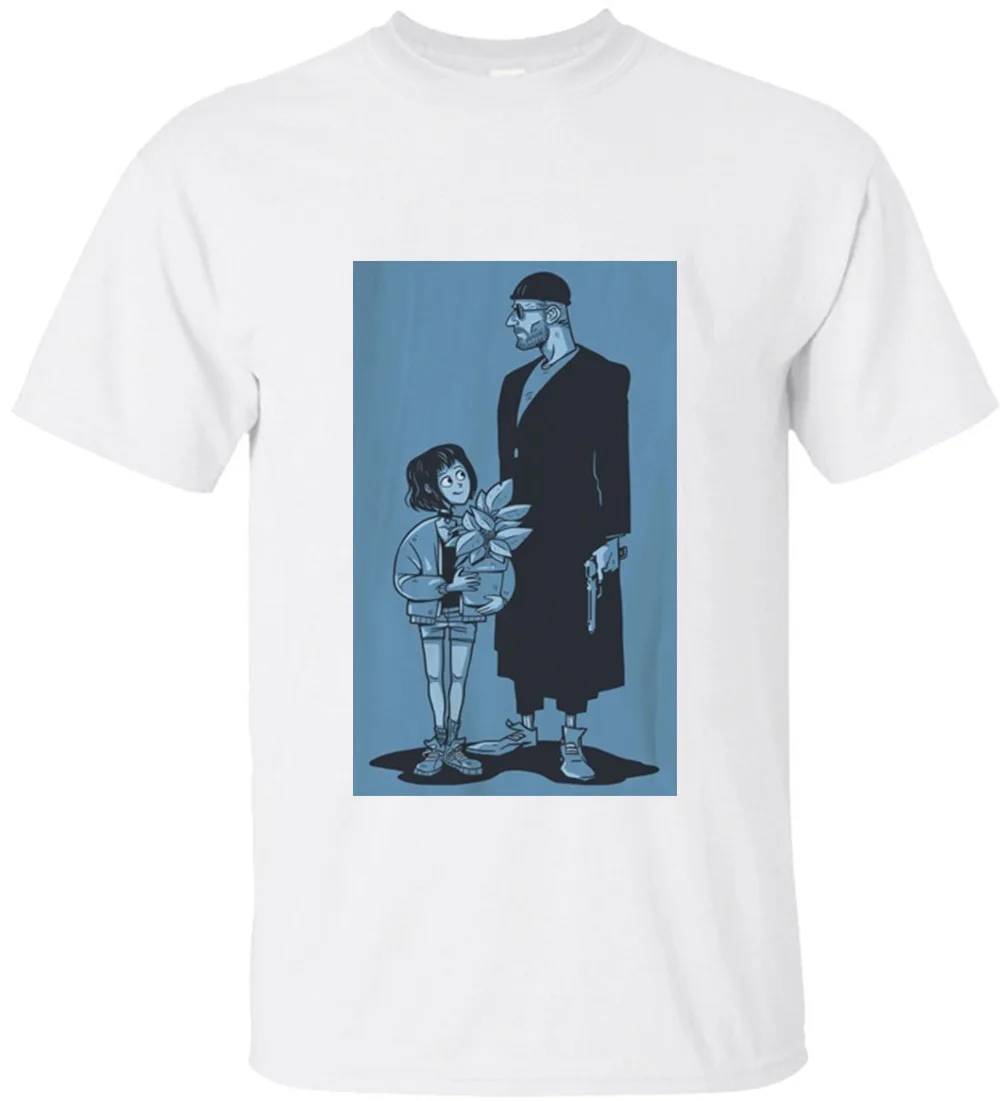 

Movie Leon The Professional T Shirt Men Women Summer Leon And Matilda Printed Short Sleeve Cartoon Top Tees Clothing
