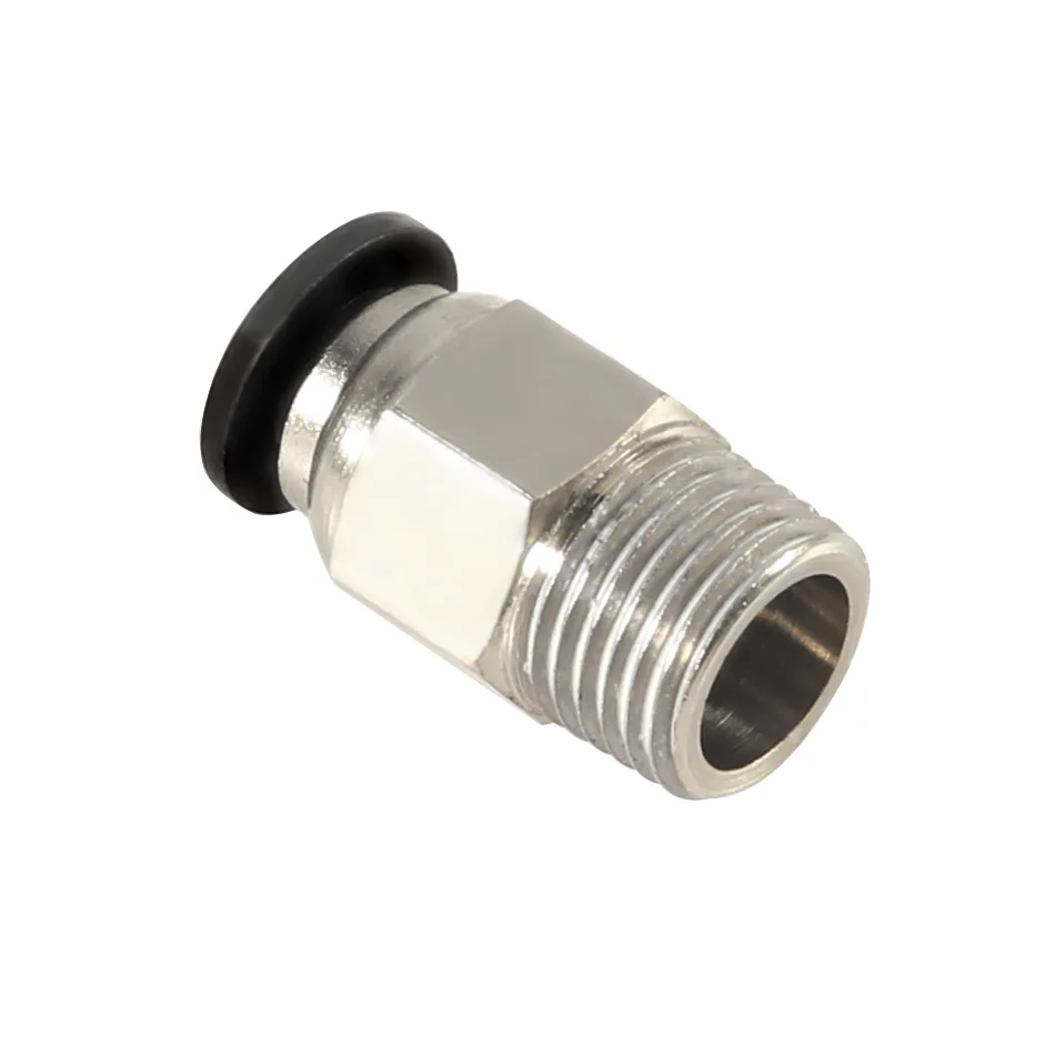 Aokin PC4-01 Pneumatic Connector 3D Printer For E3D V6 J-head Bowden 1.75mm PTFE Tube Connector Quick Coupler Fittings Hotend