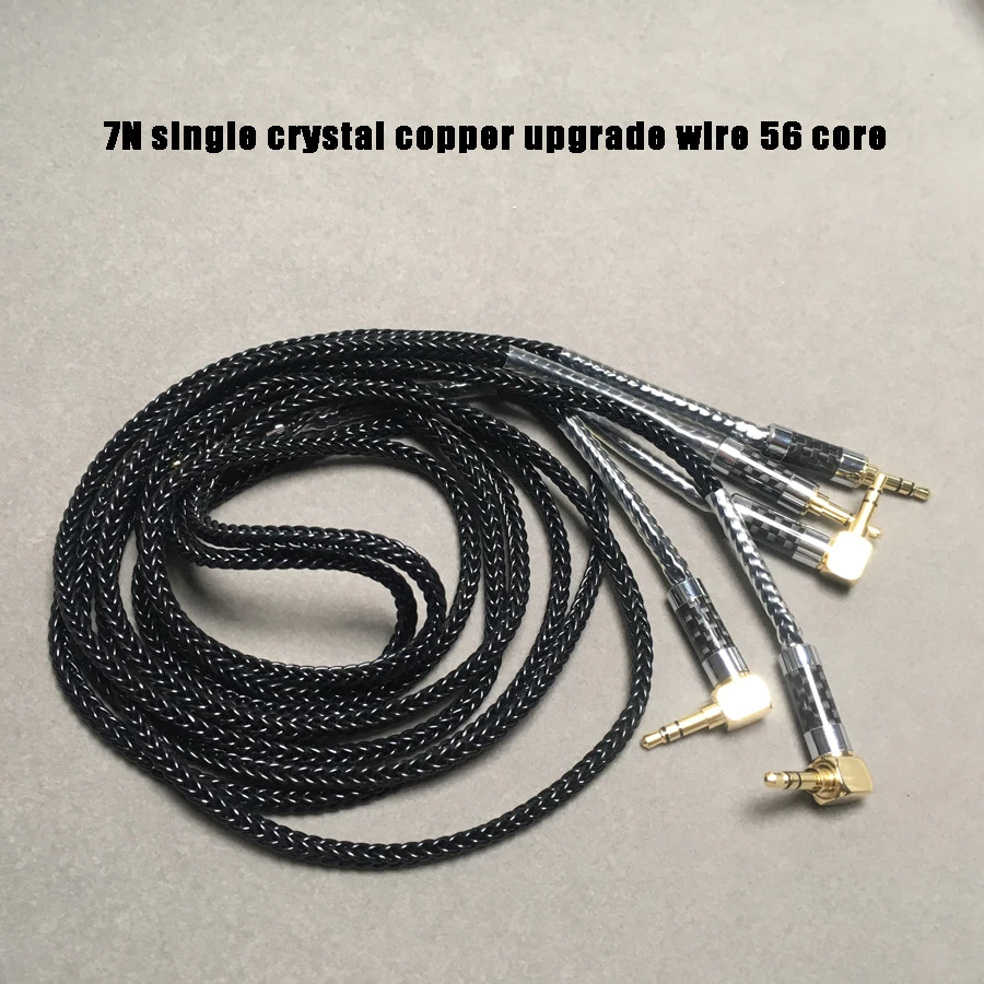 Соединитель для наушников, аудио кабель AUX 3,5 мм, штекер-штекер, 8 акций, 7N, 56 ядер, для Major II V-moda, наушники, автомобильный динамик, MP3