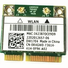 SSEA Новая беспроводная карта для BroadCom BCM43142 BCM943142HM для DELL DW1704 Половина Mini PCI-E Wifi Bluetooth 4,0 карта 300 Мбит/с