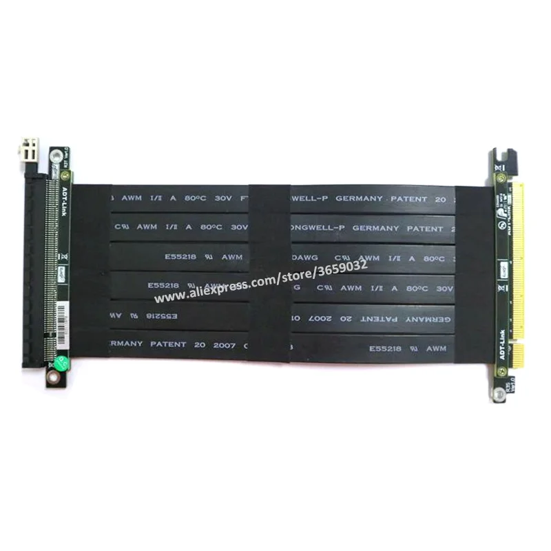 PCI Express PCI-E x16 to PCIE 3.0 16x pci e Riser case Graphics card extension Cable For GTX1080TI firepro w7100,quadroK VEGA64
