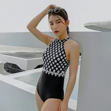 Корейские Купальники Пляжная одежда купальный костюм для женщин цельный женский цельный купальник пуш-ап бикини трикини купальный Новинка