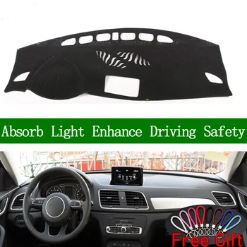 

For AUDI Q3 Q3S 2012 2013 2014-2018 Dashboard Cover Sun Shade Non-slip Dash Mat Pad Carpet Car Stickers Interior Accessories