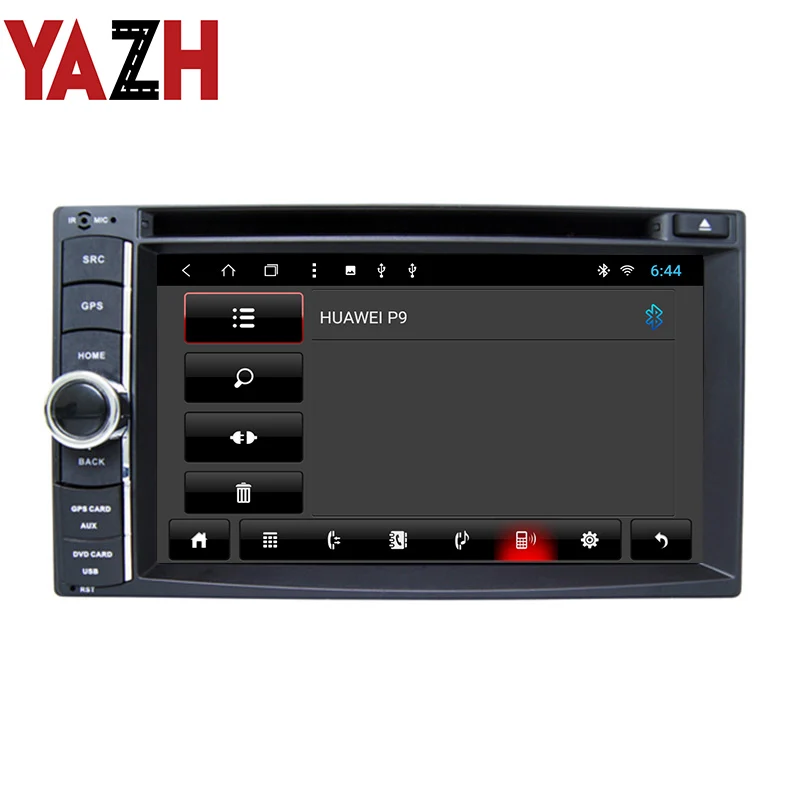 Flash Deal YAZH 174mm*98mm 6.2 inch universal Car Radio 2 din Car DVD Player GPS Navigation In dash Car PC Stereo Head Unit video+Free Map 2