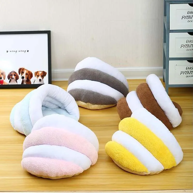 

Slipper Style Cat Bed Warm Soft Pet House Washable Pet Nest Litter Puppy Sleeping Bag Dog Beds Mat