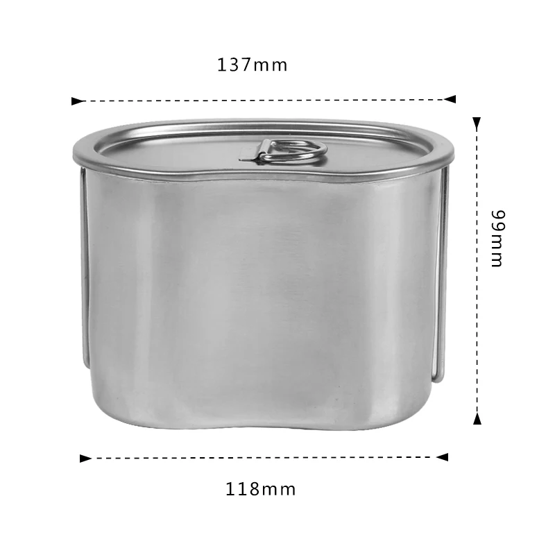 Rover Camel 700 ml Acero inoxidable juego de campo taza de cocina Camping taza de cocina con asas