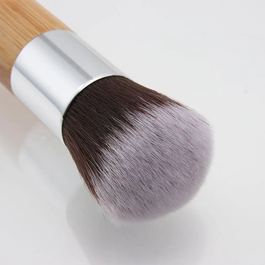 11 шт набор комбинированных кистей для макияжа с бамбуковой ручкой Профессиональная Косметика для красоты Набор инструментов для брови консилер тени для век - Handle Color: 1pc