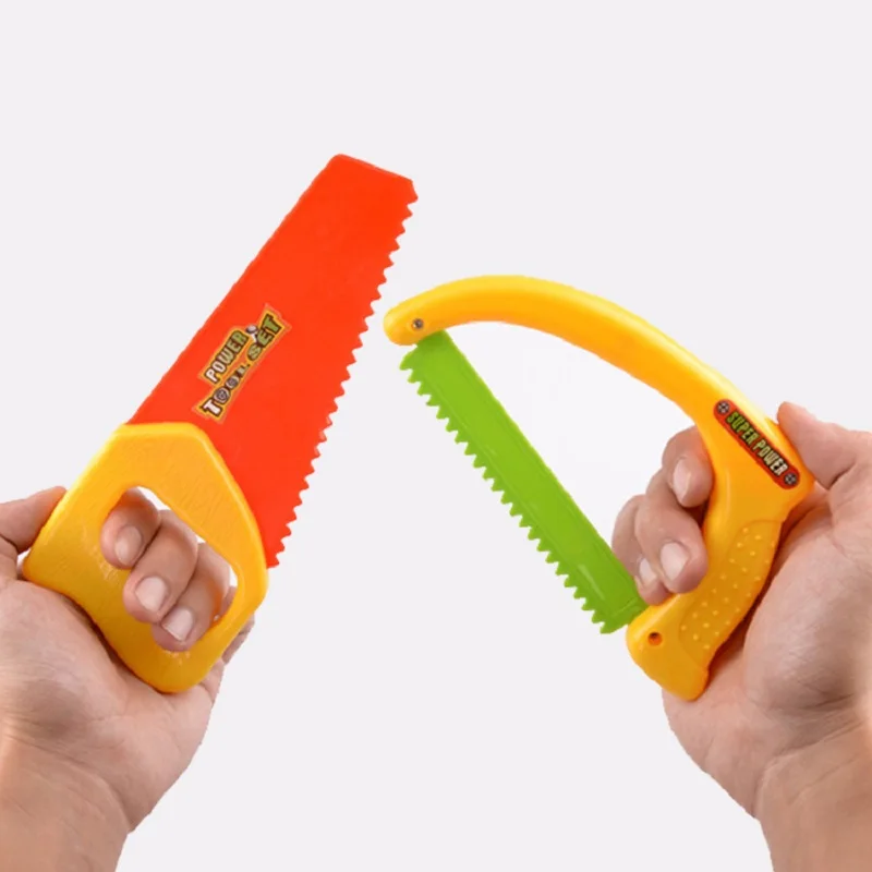 34pcs/set Boys Toy Repair Tools Ax Carpentry Plastic Simulation Tools Toy For Children Baby Early Learning Educational Toys