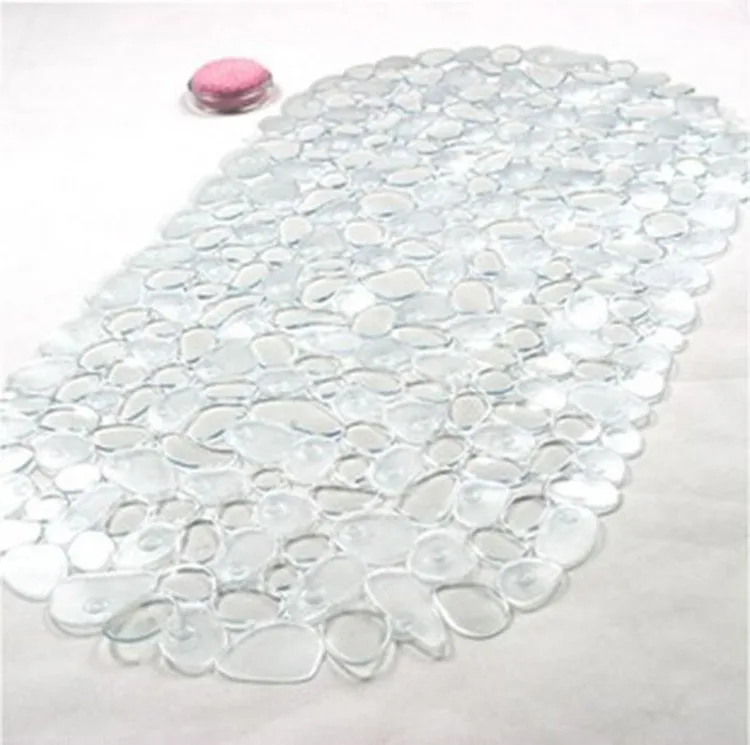 1 шт. высокое качество прозрачный ПВХ нескользящий коврик для ванной нескользящие коврики для ванной 68*38 см 330 г/шт. овальная форма FHD