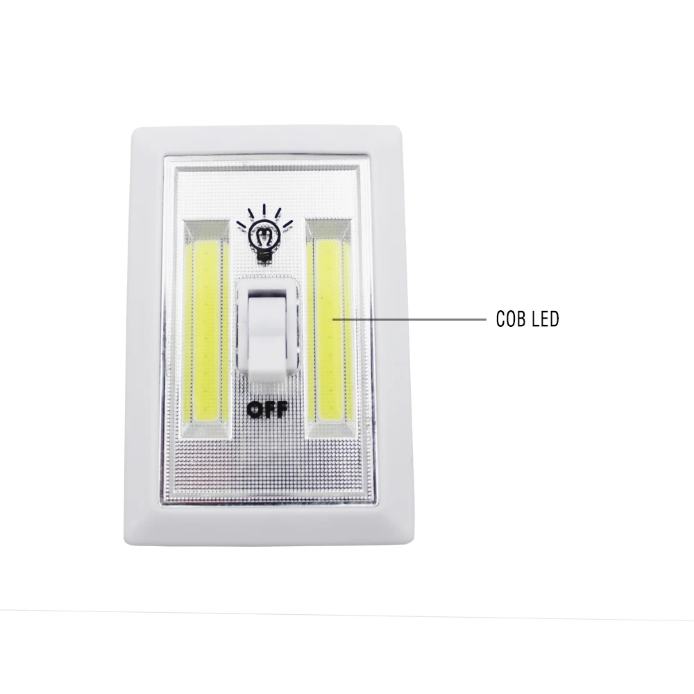 

Night Light LED Flashlight SMD LED 3*AAA Battery On/Off Switch Night Lamp Magnet for Aisle Hallway Pathway Working Lighting