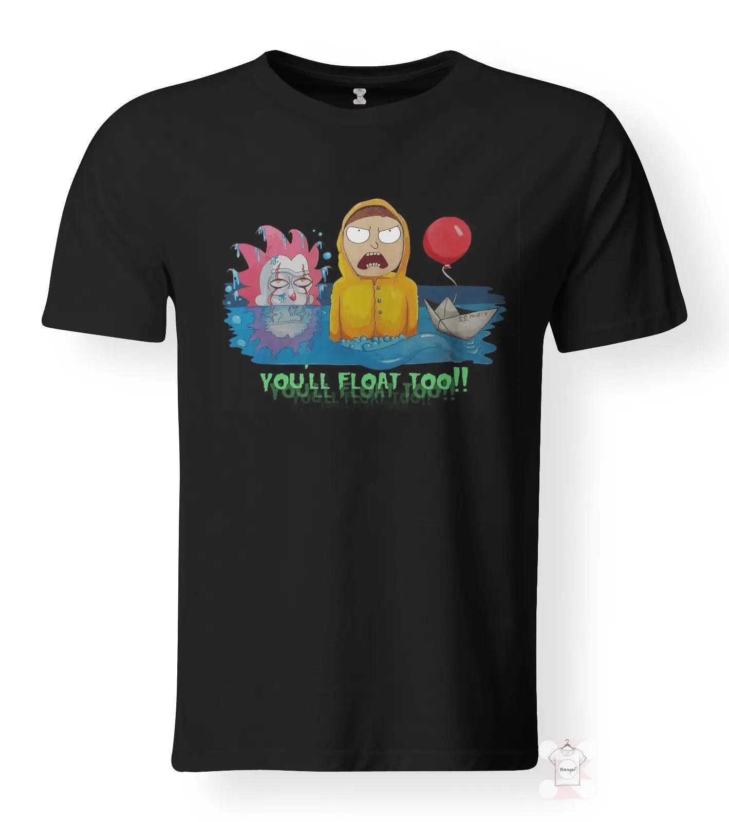 

Rick and Morty Cartoon Funny Stephen King It Movie Pennywise Print T-Shirt Free shipping Harajuku Tops t shirt FashionClassic