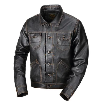 

Leather Bomber Jacket Men Military Tactical PU Leather Flight Jacket Coat Man Autumn Spring Motorcycle Casual Outwear 3XL