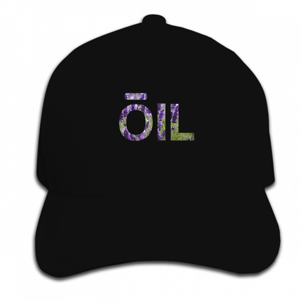 

Print Custom Baseball Cap Ladies Lavender OIL Essential Oils Design Doterra Black or Grey Womens Hat Peaked cap