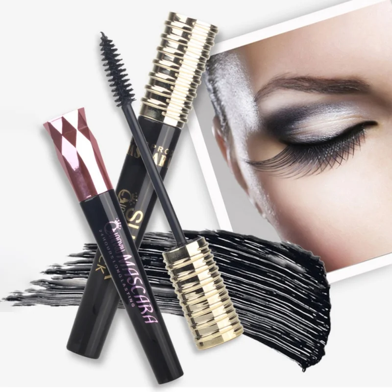 

4D Silk Fiber Lash Mascara Waterproof Cosmetics Rimel Eyelash Extension Black Thick Lengthening Eye Lashes Makeup