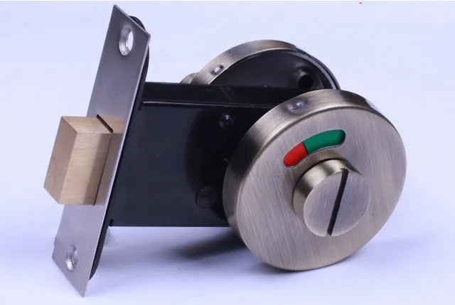 Premintehdw Door Lock With Red Green Indicator Public Restroom Toilet