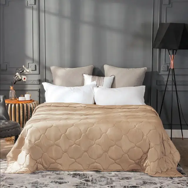 SunnyRain 1 Piece Cotton Weighted Blanket for Adult Gravity Blankets