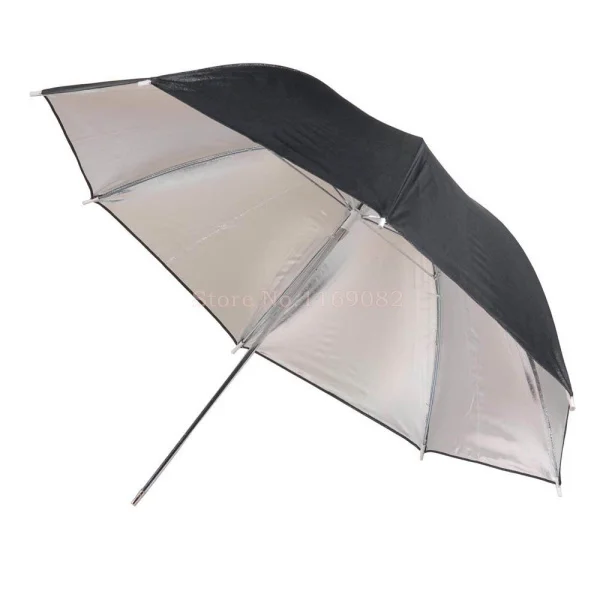 4 в 1 Кронштейн для вспышки/комплект светильник для вспышки кронштейн B крепление 3" зонтик черный отражающий зонтик+ белый студийный зонтик