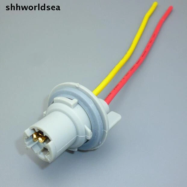 Shhworlsea Soporte bombilla LED de alta 10 unidades, T10, T15, W5W, 194, cable de lámpara luz|t10 socket|socket t10w5w bulb holder - AliExpress
