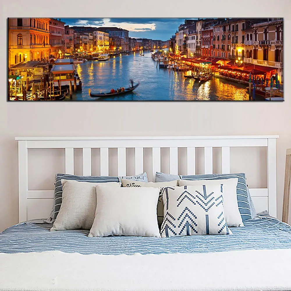 Venice on the water canvas painting print on canvas (1)