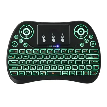 

Mini Wireless Keyboard with Touchpad Rechargeable Fly Air Mouse 2.4Ghz Smart Game Backlit Keypad for Computer Android TV Box PC