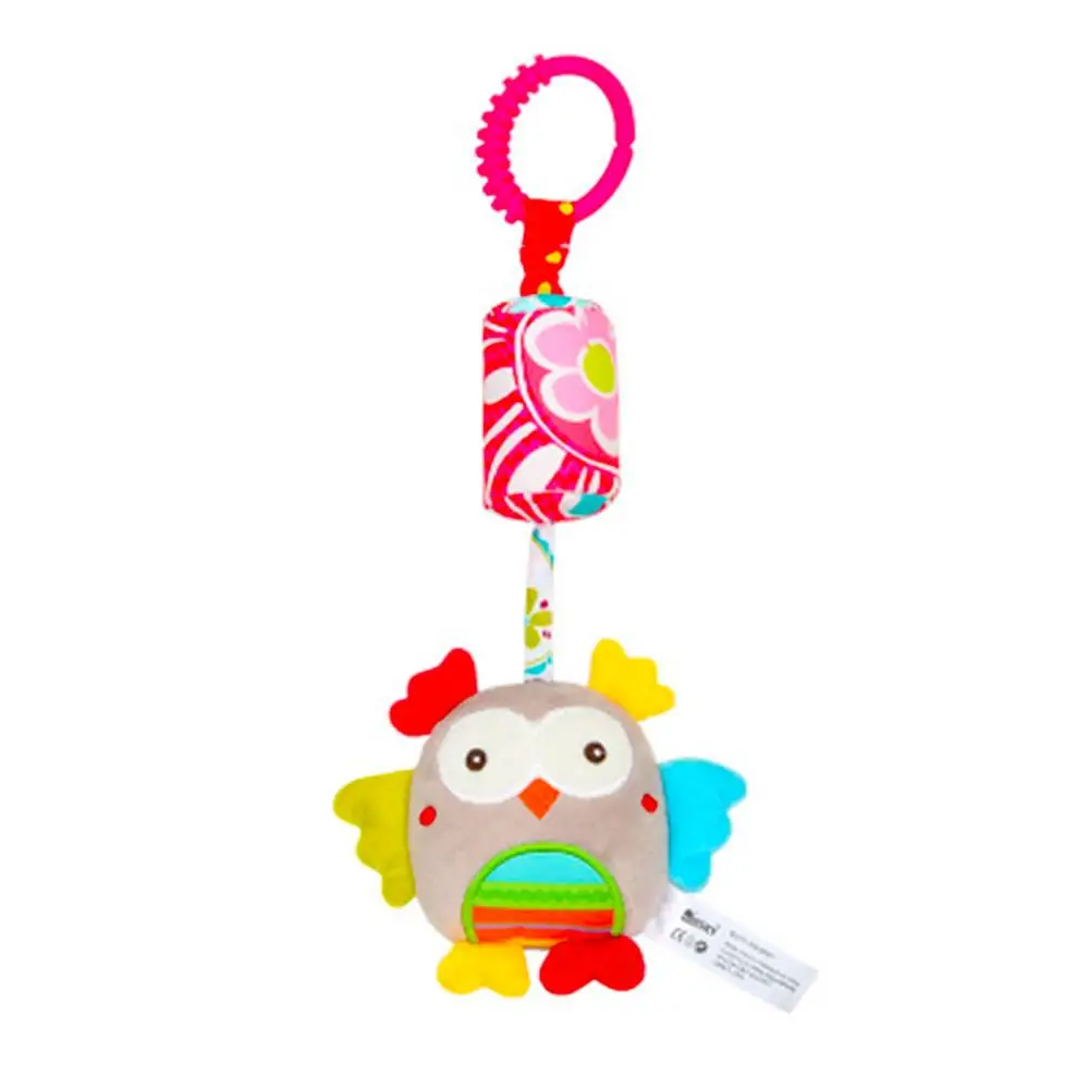 Baby Rattle Toys Cartoon Zebra Infant Mobile Cloth Toy Baby Trolley Bed Wind Chimes Rattles Bell Crib Hanging Bell Pacify Toys