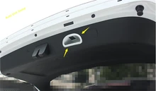 Interior For KIA Sportage 2016 2017 ABS Rear Tail Trunk Door Handle Bowl Frame Protection Molding Garnish Cover Trim 1 Piece