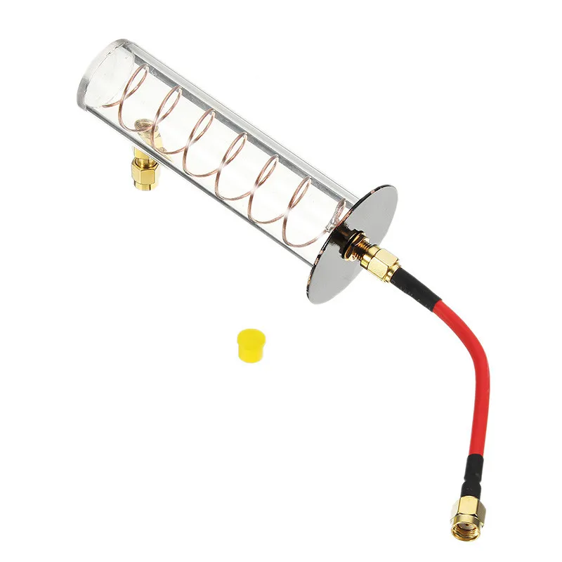 Parts & Accessories WYFPV 5.8G 16DBi RHCP Directional Spiral Spring Helical FPV Antenna 11cm RP-SMA/SMA for FPV Transmitter TX RC Models DIY Accs Color: RP SMA Male 