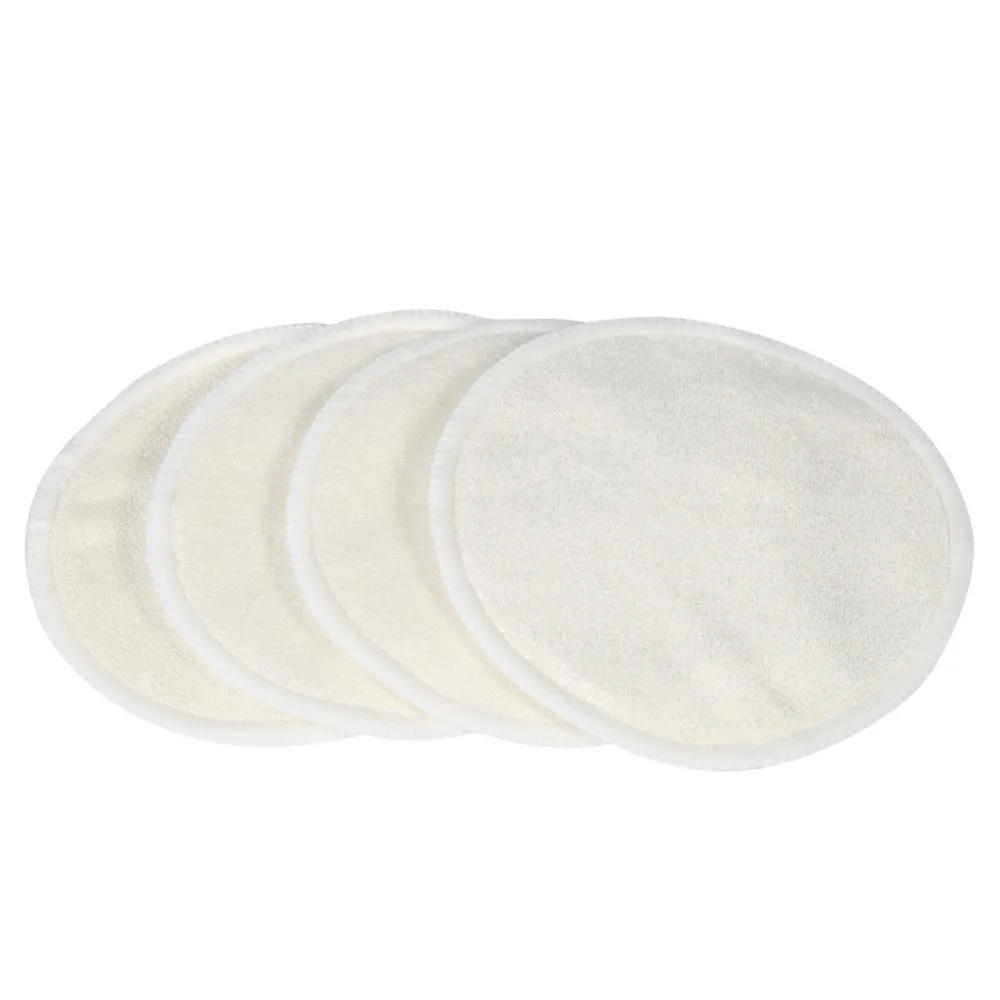 4PCS Three Layers Soft Anti Overflow Nursing Pads Waterproof Washable