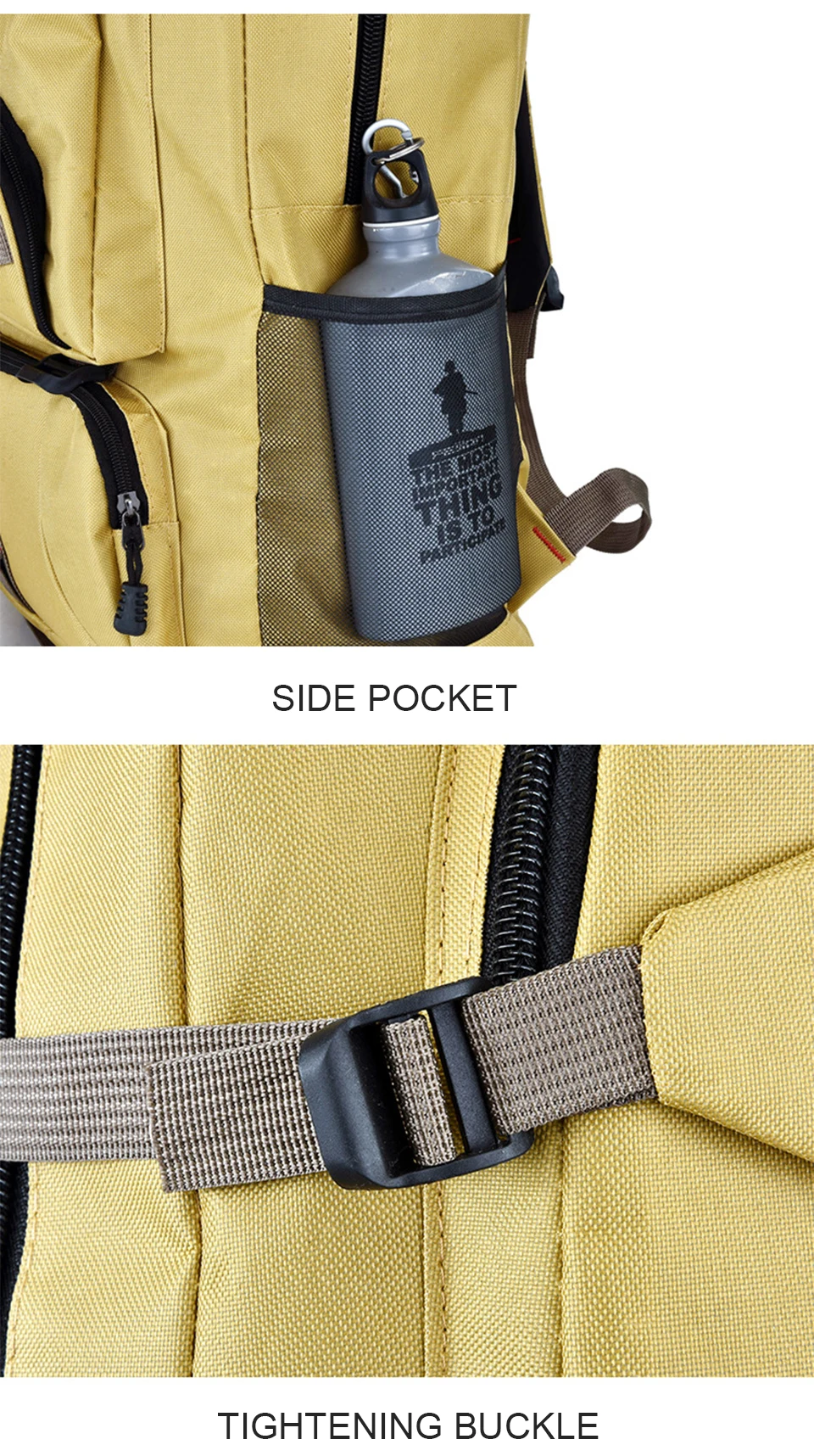 Men Outdoor Backpack Large Capacity Women Backpack 65L Waterproof Travel Trekking Male Female Hiking Camping Mountaineering Bags (10)